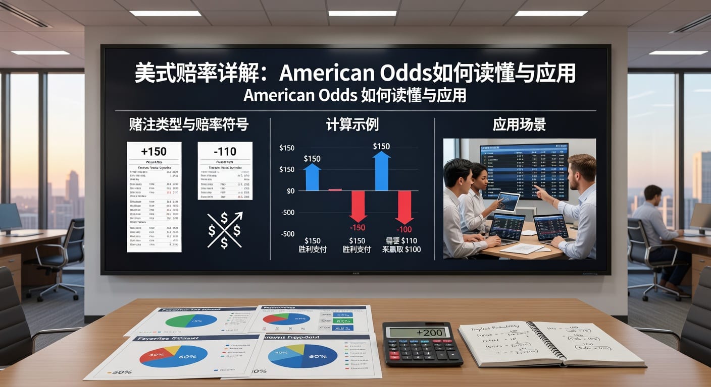 美式赔率 American Odds：体育投注新手指南与资深技巧