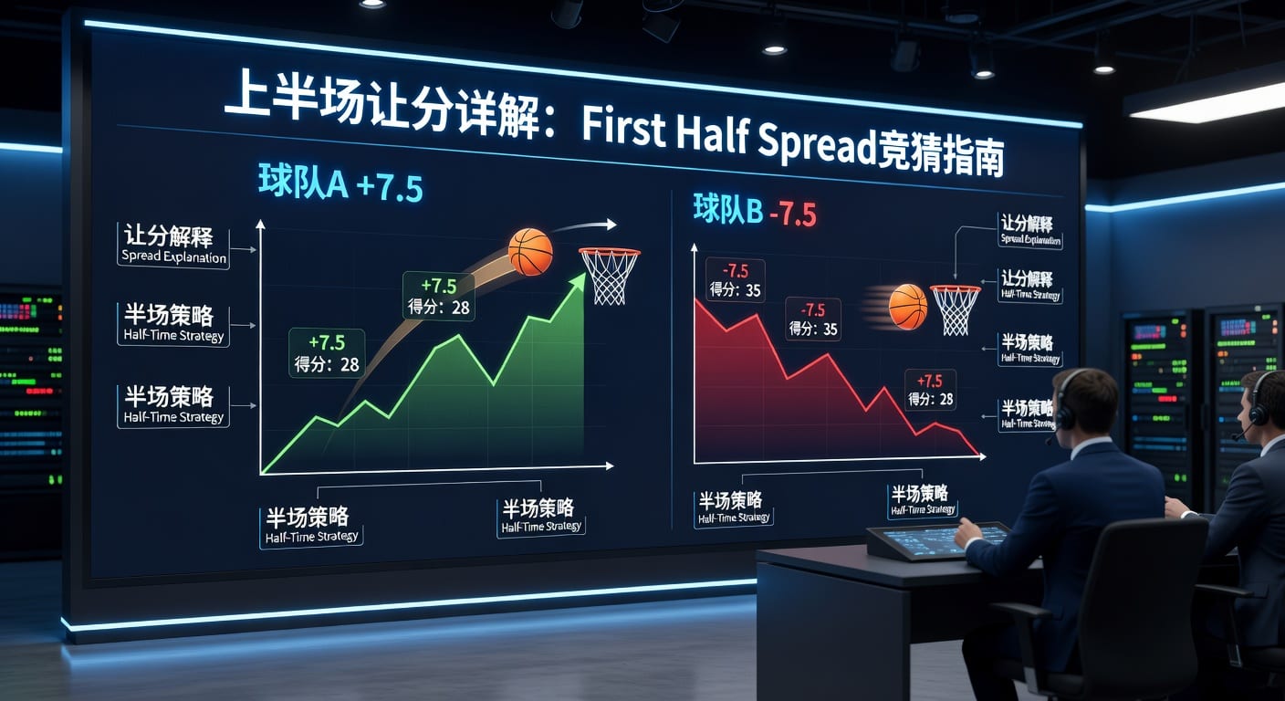 上半场让分 first half spread：实时赔率变化直播与投注技巧