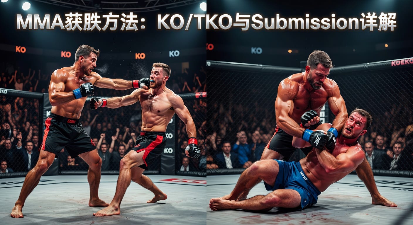 MMA方法 method of victory KO/TKO Submission｜2026年解析